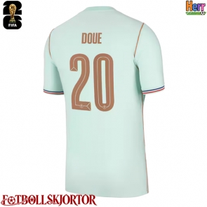 Frankrike Desire Doue #20 Bortatröja VM 2026 Kortärmad